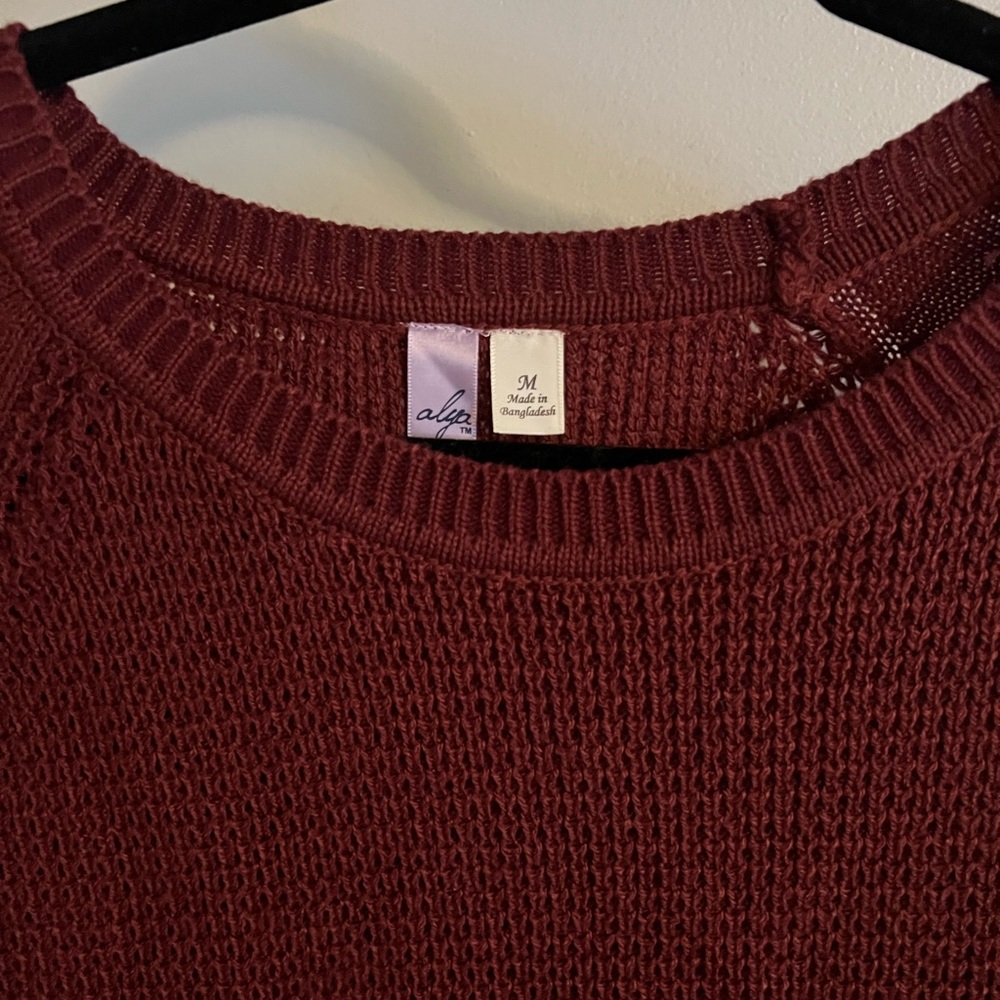 Sweater dress.